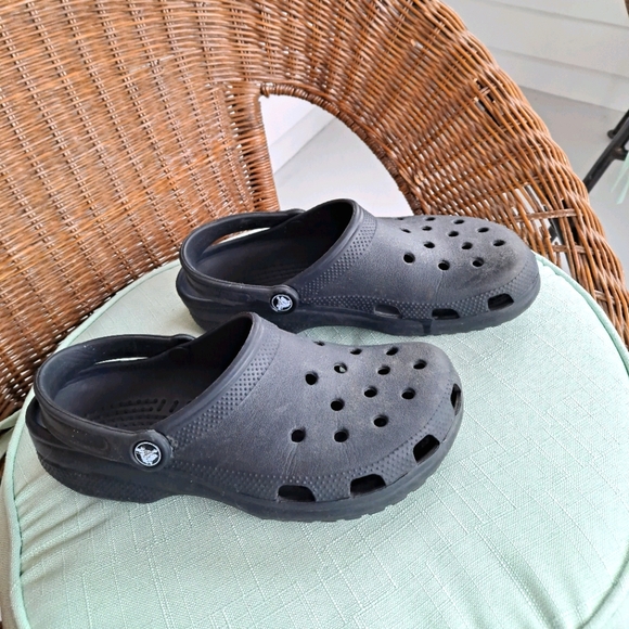 CROCS Shoes - Crocs Black Shoes Mens Size 8 Women's Size 10